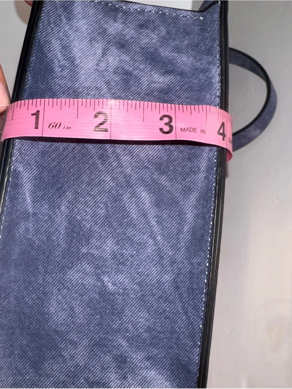 ALDO Denim Look Bandana Print Top Handle Crossbody Satchel Cowboy Boot Charm NWT - Picture 10 of 11
